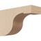 Ekena Millwork 2"W x 6"D x 4"H Classic Del Monte Rough Cedar Woodgrain TimberThane Corbel, Primed Tan CORUR02X06X04DELRCPR - alternate 1